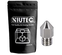 SIUTEC® Premium MK8 Titan beschichtet/Titanium alloyed, Düse/Nozzle, 0,8 mm, compatible con Ender, CR6, CR10S, X5SA, A8, para filamento de 1,75 mm