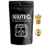 SIUTEC® Premium V5/V6 Latón/Brass, Boquilla/boquilla 0,6 mm, 2 unidades, compatible con i3, i3 Mega S, Chiron, 4MAX, Vyper, Kobra, Kobra Max, E3D V5 / V6 Hotend - para filamento de 1,75 mm