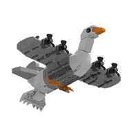 SIUVEY Tung Tung Tung Sahur Figure,Italian Brainrot Figures,Tralalero Tralala Building Blocks,Building Toy Set,Collectible Figure,For Collection and Decoration (828)