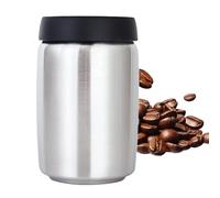 Siuwddee Almacenamiento De Café En Grano | Tarros de Acero Inoxidable para Alimentos de la Cocina - Envase Para Granos De Café - Para Molido, Azúcar, Té, Frutos Secos Y Harina