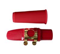 Siuwddee Boquilla de repuesto para saxofón alto con ligadura y tapa, boquilla portátil para profesionales y principiantes