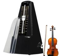 Siuwddee Metrónomo para piano: metrónomo de piano de alta precisión en forma de torre, metrónomo de música sólido para rastrear otros instrumentos, piano y guitarra