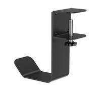 Siuwddee Soporte para Auriculares Bajo Escritorio, Soporte para Auriculares De Metal, Organizador De Ahorrador De Espacio para Gamers Y Espacios De Trabajo O Aula