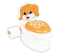 Siva Inodoro Potty Dog para aprender al baño, para niños a partir de 18 meses, naranja, tamaño mediano