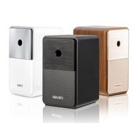 Sivelike Sacapuntas manual, sacapuntas de manivela de entrada automática con punta ajustable para lápices y lápices de colores, sacapuntas de escritorio para niños, estudiantes, aula, hogar y oficina