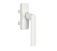 Sivenci - Manilla Cremona Europea de Aluminio | Manilla apertura interior 2 palas para ventana Practicable/Abatible | Diseño Moderno y Resistente | Color Blanco | Izquierda