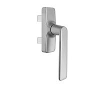 Sivenci - Manilla Practicable | Cremona serie europea | Manilla apertura interior 2 palas | Acabado moderno | Color Plata | Derecha