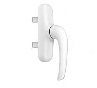 Sivenci - Manilla Practicable | Cremona serie europea | Manilla apertura interior 2 palas | Color blanco | 175 x 34 x 65 | Izquierda