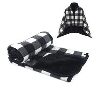SIVENKE Manta Bufanda Mujer Poncho Invierno Mantas con Botones a Presión Sudadera Cálida Capa Térmica Envoltura Cardigan para Casa Camping 100 x 140 cm