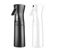 SIVLKI Botella de Spray de Agua de 2 Paquetes, Botella de Spray Continuo Ultrafino de 200 ml Spray de Presión del Pulverizador de Agua, Cabello, Plantas, Salones de Peluquería