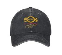 SIVMZFYQEL Gorra clásica The SOS Band Just Be Good to Me Demin Trucker duradera para todas las estaciones, gorras de béisbol para mujer y hombre