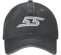 SIVMZFYQEL Gorra de béisbol de piloto de Carreras de fórmula Carlos Sainz 55 de algodón Personalizada clásica para Mujeres y Hombres Gorra de papá Transpirable Ropa de Calle