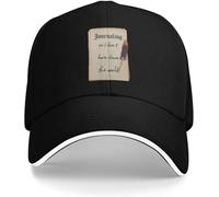 SIVMZFYQEL Gorra de béisbol versátil clásica UClassic Journaling So I Don't Burn Down The World Icon Cosplay Black Women Caps Regalos Deportivos para Hombres