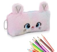 SIVZUMO 1 pcs Estuche de Lápices de Gatos Divertido Bolsa de Bolígrafos de Gatos Novedosa Monedero de Gatos de Forro Acolchado de Espuma Gruesa - Felpa