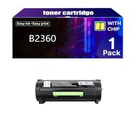 SIWANYS B2360 Cartucho de Tóner con Chip de Alto Rendimiento. Reemplazo para DELL B2360 M11XH. Compatible para DELL B2360 B2360d B2360dn B3460 B3460dn B3465 B3465dn B3465dnf Impresoras ,Black-1 Pack