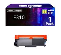 SIWANYS E310 Cartucho de Tóner de Repuesto para DELL E310 593-BBKD, Compatible para DELL E310DW, E514DW y E515DW Impresoras Multifunción,Black-1 Pack