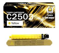 SIWANYS MP C2503 Cartucho de Tóner Estándar Compatible para Ricoh - para C2011SP C2503SP C2003SP C2004SP C2004exSP C2504SP C2504exSP IM2000 IM2500,Y-1 pcs