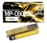 SIWANYS MP C6003 MPC3003 Kit de Cartuchos de Tóner Compatible para Ricoh - para MP C3503 C4503 C5503 C6003 C3004 C3504 C4504 C5504 C6004 con Chip,Yellow