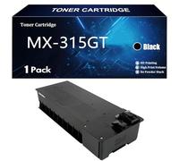 SIWANYS MX-315GT Cartucho de Tóner de Repuesto para Sharp MX-315GT MX 315GT para Sharp MX-315GT MX-315GT para Sharp MX-M266N MX-M356N MX-M316N Impresoras con Chip,Black-1 Pack