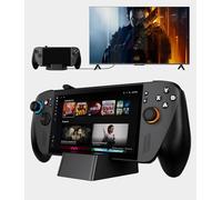 SiWiQU 5-en-1 Docking Station para ROG para Xbox Ally/Ally X (2025) Solo, TV Dock Portátil Cargador con 4K@144Hz 2.1/Ethernet Gigabit/2×USB 3.0/100W PD/Indicador luminoso/USB-C Integrado Cable