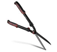siwitec Tijeras Cortasetos SG-30 para Cortar setos y arbustos | Tijeras de jardín | Longitud: 62,5 cm | Cuchillas de Acero al Carbono | Mango de plástico Ligero con Goma