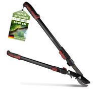 siwitec tijeras de podar telescópicas de engranaje de bypass SG-21 | tijeras de podar de bypass para madera fresca hasta Ø 40 mm | tijeras de podar con hoja afilada de acero al carbono