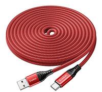 Siwket Cable USB Tipo C 5M, Cargador Tipo C Nylon Carga Rápida y Sincronización Cable USB C para Samsung S10/S9/S8/Note 10/Note 9, Huawei P30/P20/Mate 20, Sony Xperia