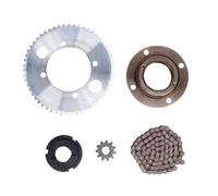 SIWOTED 25H 82 eslabones cadena 25H 10mm agujero 11T piñón 55T4 agujero piñón volante adaptador conjunto para motocicletas ATV