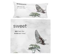 SIWOTED Salón Brazo Reposamuñecas Cojín Nail Art Mano Almohada Manicura Mesa Mat Set (Mariposas)