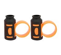 SIWOTED Tambor Stick Control Clip Dedo Controlador Antideslizante Baterista Giratorio Herramienta Auxiliar (Negro y naranja)