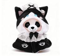 SIWUYUECOM Adecuado para ropa de muñeca de 17 cm, pantalones, faldas, zapatos, sombrero, entrega de 7 a 15 días (capa de criada de gato negro)