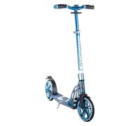 Six Degrees Patinete de Aluminio con Mecanismo Plegable y Soporte, 205 mm, Altura Regulable, Certificado GS, Azul, Ganador de la Prueba