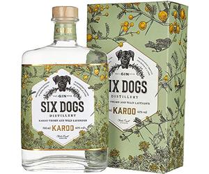 Six Dogs Six Dogs Gin Karoo/Ginebra De Sudáfrica [Karoo Thorn And Wild Lavender] - 700 ml