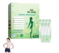 Six-in-One Health Solution Oral Liquid, Solución 6-en-1,Advanced Health Oral Liquid, Peptide Complex Serum, Natural Plant Extract, for Men and Women (1)