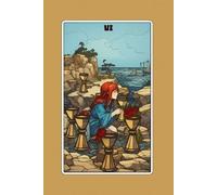 Six of Cups - Tarot Card Notebook - Card No.46 (Color Ed.): A5 Ruled Lined Tarot Journal Diary Sketchbook Notebook - Six of Cups (Nostalgia and Innocence)