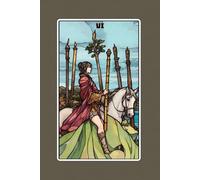 Six of Wands - Tarot Card Notebook - Card No.32 (Color Ed.): A5 Ruled Lined Tarot Journal Diary Sketchbook Notebook - Six of Wands (Victory and Recognition)