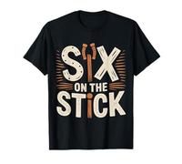 Six On The Stick Horseshoe Game Score Sports - Camiseta