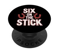 Six On The Stick Horseshoe Game Score Sports |- PopSockets PopGrip Adhesivo