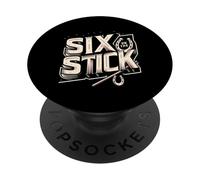 Six On The Stick Horseshoe Game Score Sports |- PopSockets PopGrip Adhesivo