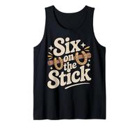 Six On The Stick Sports de puntaje del Juego de Herradura |- Camiseta sin Mangas