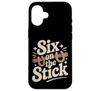 Six On The Stick Sports de puntaje del Juego de Herradura |- Carcasa para iPhone 16