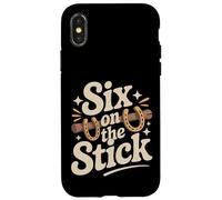 Six On The Stick Sports de puntaje del Juego de Herradura |- Carcasa para iPhone X/XS