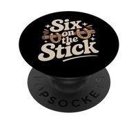 Six On The Stick Sports de puntaje del Juego de Herradura |- PopSockets PopGrip Adhesivo