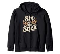 Six On The Stick Sports de puntaje del Juego de Herradura |- Sudadera con Capucha