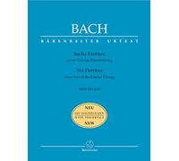 Six Partitas BWV 825-830 with fingerings (Piano)