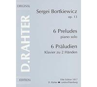 Six Preludes: op. 13. piano.