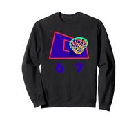 Six Seven 6 7 Basketball Meme Hoop Design Sudadera