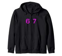 Six Seven 6 7 Meme Design Sudadera con Capucha
