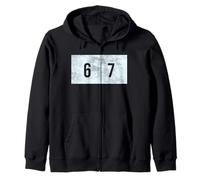 Six Seven 6 7 Meme Design Sudadera con Capucha