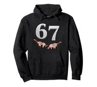 Six Seven 6 7 Meme Funny Gen Alpha Slang 6 7 Hands Number 67 Sudadera con Capucha